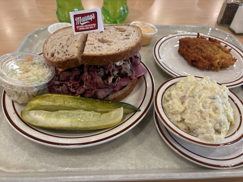 Manny's Cafeteria & Delicatessen food